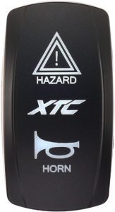 DASH SWITCH ROCKER FACE XTC HAZARD/HORN