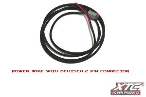 9' 14 GA. POWER WIRE TO 2 PIN DEUTSCH CONNECTOR