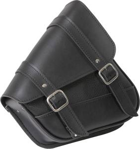 SYN LEATHER SWINGARM BAG 10.5"X11.5"X4.5" BLACK