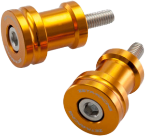 SWINGARM SPOOLS M8 GOLD HON/SUZ