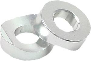 RIM LOCK SPACERS SILVER 2/PK