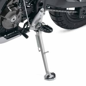 SIDE STAND EXTENDER BLACK/SILVER YAM