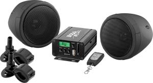 MC520 SPEAKER SYSTEM 600W BLACK 3" BAR MNT BT