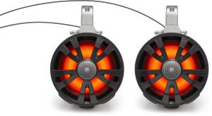 2-PACK BLACK 8" SPEAKERS NON AMPLIFIED