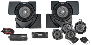 8 SPEAKER PLUG AND PLAY KIT W/ 8" CAGE PODS KICKER