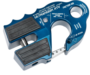 ULTRAHOOK XTV WINCH SHACKLE MOUNT BLUE