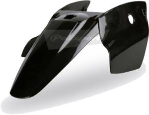 REAR FENDER & SIDE PANELS BLACK