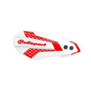 MX FLOW HANDGUARDS WHITE/RED