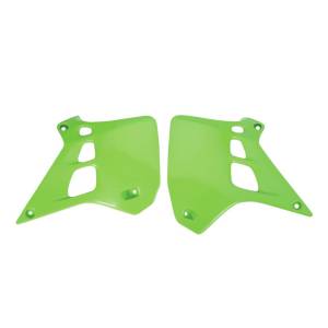 RADIATOR SCOOPS KX125 GREEN