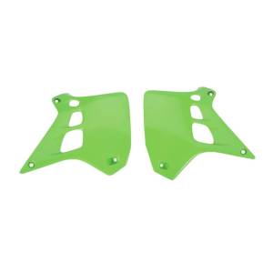 RADIATOR SCOOPS KX250 GREEN