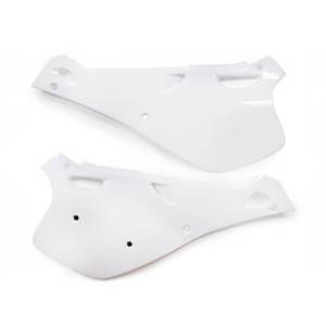 SIDE PANELS YZ125/250 WHITE