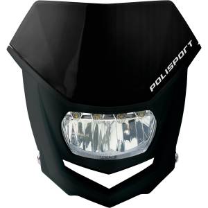 HALO HEADLIGHT LED BLACK/BLACK