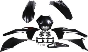 PLASTIC BODY KIT BLACK