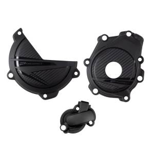 ENGINE PROTECTION KIT BLACK KTM/HUS