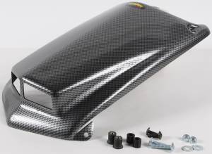 HOOD SCOOP TRX450R BLK CARBN