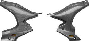 SIDE PANELS HON BLK CARBON TRX 700XX