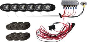 A SERIES ROCK LIGHT KIT RED 6PCS