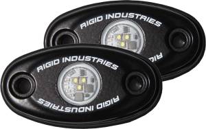 A-SERIES HIGH POWER BLACK W/WARM WHITE LED (PAIR)