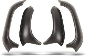 4/PK FENDER FLARES RHINO BLACK