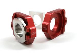 AXLE BLOCKS ELITE KTM/HUS RED