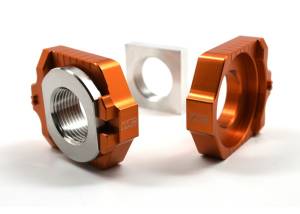 AXLE BLOCKS ELITE KTM/HUS ORANGE