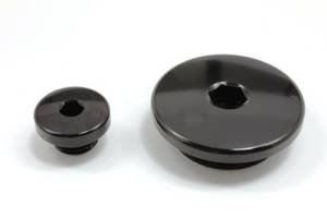 ENGINE PLUGS BLACK ENGINE PLUGS KX250F '04-10 BLK