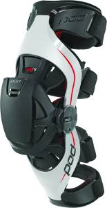 K4 PREMIUM KNEE BRACE (LT) GREY/RED M-L