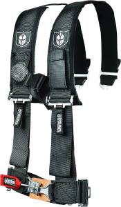 4PT HARNESS 2" PADS BLACK