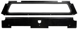 REAR WINDSHIELD BLACK