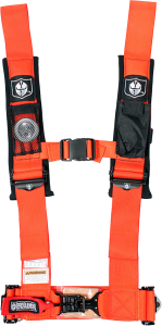 5PT HARNESS 3" PADS ORANGE ORANGE