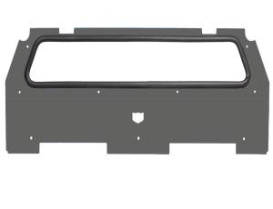 REAR WINDSHIELD TITANIUM MATTE METALLIC