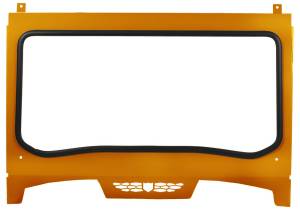 ASYLUM FRONT WINDSHIELD W/PCKT ORANGE RUST METALLIC