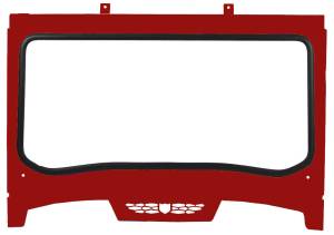 ASYLUM FRONT WINDSHIELD PERFORMANCE RED