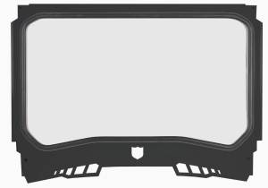 PRO XP/4 FRONT WINDSHIELD MATTE BLACK