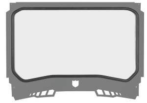 PRO XP/4 FRONT WINDSHIELD TITANIUM MATTE METALLIC