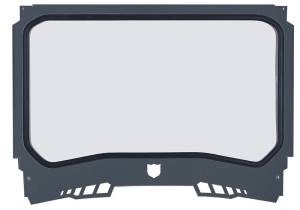 PRO XP/R FRONT WINDSHIELD STEALTH GREY