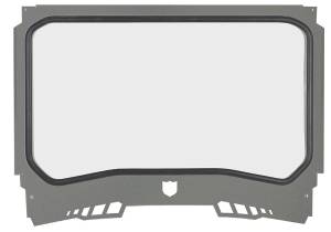 PRO XP/R FRONT WINDSHIELD TITANIUM MATTE METALLIC