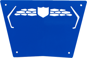 FRONT SPORT BUMPER SKID PLATE BLUE POL