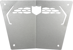 FRONT SPORT BUMPER SKID PLATE SPARKLE SILVER METALLIC