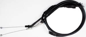 BLACK VINYL THROTTLE CABLE SET