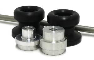 FRONT AXLE SLIDERS BLACK