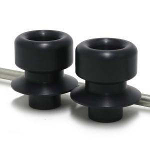 FRONT AXLE SLIDERS BLACK