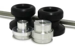 FRONT AXLE SLIDERS BLACK