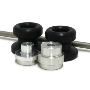 FRONT AXLE SLIDERS BLACK