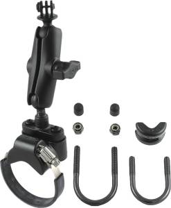 STRAP CLAMP ROLL BAR MOUNT W/1" BALL GOPRO HERO ADAPTER