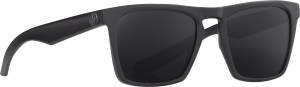 DRAC SUNGLASSES MATTE BLACK H2 W/SMOKE POLAR LENS