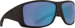 KIT SUNGLASSES MATTE BLACK W/BLUE ION POLAR LENS