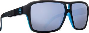 THE JAM SUNGLASSES MATTE BLACK W/SKY BLUE ION LENS