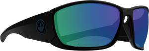 TOW IN SUNGLASSES MATTE BLACK H2O W/GREEN ION POLAR LENS