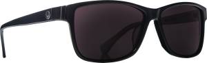 EXIT ROW SUNGLASSES JET BLACK W/GREY LENS